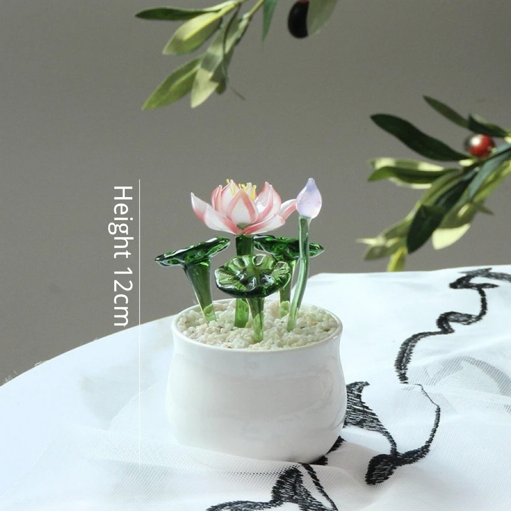 C002 Weiße und rosa Lotusglasur
